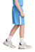 Sport-Tek YST103 Youth Competitor United Athletic Shorts Carolina Blue/White Model Side