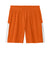 Sport-Tek YST103 Youth Competitor United Athletic Shorts Deep Orange/White Flat Front