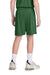 Sport-Tek YST103 Youth Competitor United Athletic Shorts Forest Green/White Model Back