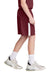 Sport-Tek YST103 Youth Competitor United Athletic Shorts Maroon/White Model Side