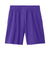 Sport-Tek YST103 Youth Competitor United Athletic Shorts Purple/White Flat Back