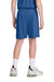 Sport-Tek YST103 Youth Competitor United Athletic Shorts Royal Blue/White Model Back