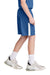 Sport-Tek YST103 Youth Competitor United Athletic Shorts Royal Blue/White Model Side