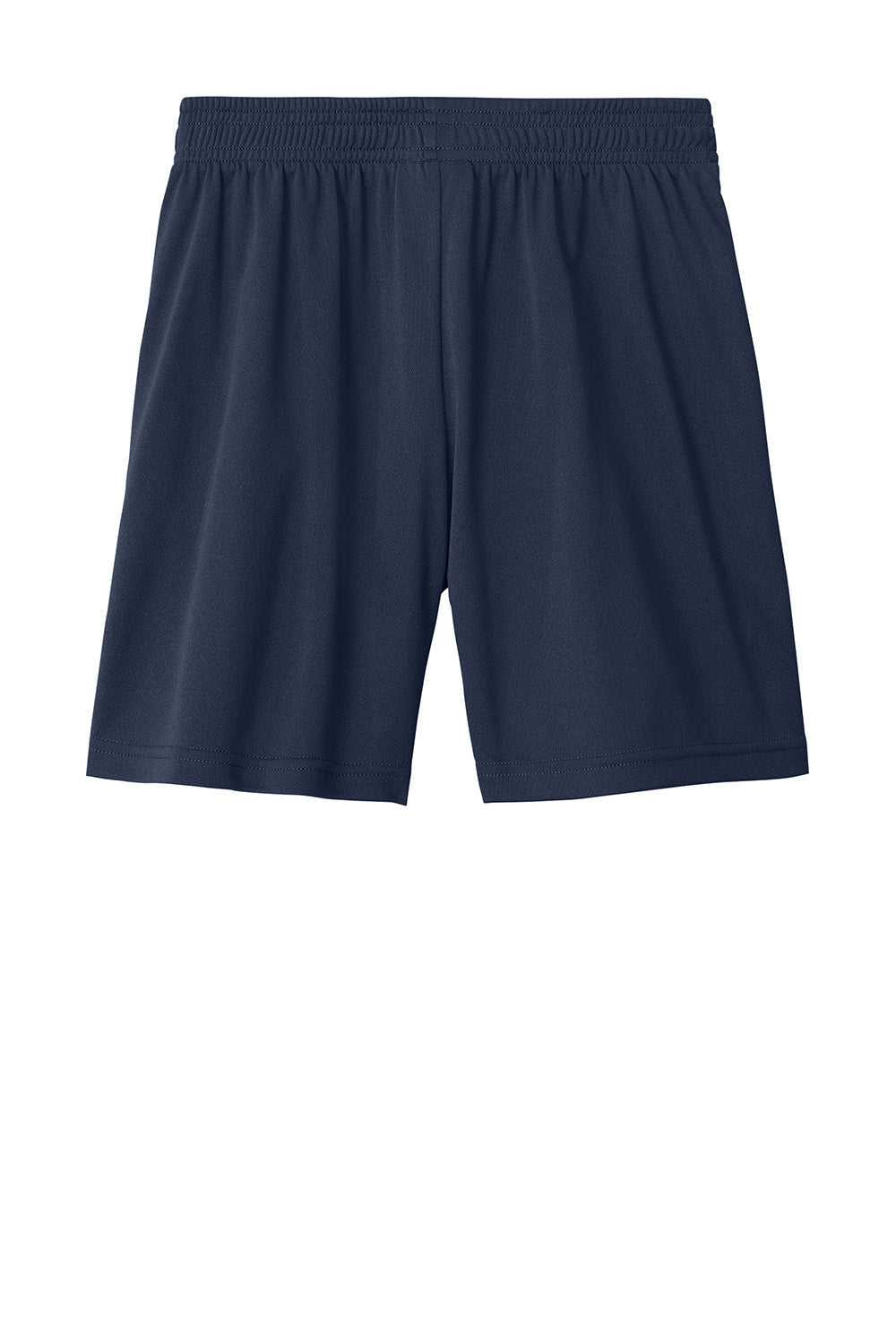 Sport-Tek YST103 Youth Competitor United Athletic Shorts True Navy Blue/White Flat Back