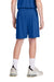 Sport-Tek YST103 Youth Competitor United Athletic Shorts True Royal Blue/White Model Back