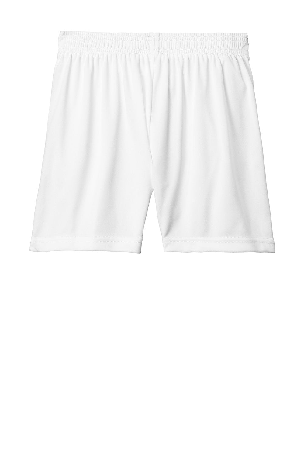 Sport-Tek YST103 Youth Competitor United Athletic Shorts White Flat Back