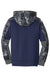 Sport-Tek YST231 Youth Sport-Wick Mineral Freeze Moisture Wicking Fleece Hooded Sweatshirt Hoodie True Navy Blue Flat Back