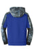 Sport-Tek YST231 Youth Sport-Wick Mineral Freeze Moisture Wicking Fleece Hooded Sweatshirt Hoodie True Royal Blue Flat Back