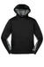 Sport-Tek YST239 Youth Sport-Wick CamoHex Moisture Wicking Fleece Hooded Sweatshirt Hoodie Black/Dark Smoke Grey Flat Front