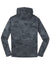 Sport-Tek YST240 Youth Sport-Wick CamoHex Moisture Wicking Fleece Hooded Sweatshirt Hoodie Dark Smoke Grey Flat Back