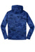 Sport-Tek YST240 Youth Sport-Wick CamoHex Moisture Wicking Fleece Hooded Sweatshirt Hoodie True Royal Blue Flat Back