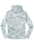 Sport-Tek YST240 Youth Sport-Wick CamoHex Moisture Wicking Fleece Hooded Sweatshirt Hoodie White Flat Back