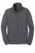 Sport-Tek YST241 Youth Sport-Wick Moisture Wicking Fleece Full Zip Sweatshirt Dark Smoke Grey Flat Front