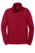 Sport-Tek YST241 Youth Sport-Wick Moisture Wicking Fleece Full Zip Sweatshirt Deep Red Flat Front