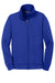 Sport-Tek YST241 Youth Sport-Wick Moisture Wicking Fleece Full Zip Sweatshirt True Royal Blue Flat Front