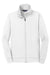 Sport-Tek YST241 Youth Sport-Wick Moisture Wicking Fleece Full Zip Sweatshirt White Flat Front