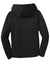 Sport-Tek YST244 Youth Sport-Wick Moisture Wicking Fleece Hooded Sweatshirt Hoodie Black Flat Back