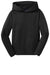 Sport-Tek YST244 Youth Sport-Wick Moisture Wicking Fleece Hooded Sweatshirt Hoodie Black Flat Front