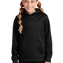 Sport-Tek Youth Sport-Wick Moisture Wicking Fleece Hooded Sweatshirt Hoodie - Black