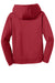 Sport-Tek YST244 Youth Sport-Wick Moisture Wicking Fleece Hooded Sweatshirt Hoodie Deep Red Flat Back