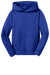 Sport-Tek YST244 Youth Sport-Wick Moisture Wicking Fleece Hooded Sweatshirt Hoodie True Royal Blue Flat Front