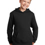 Sport-Tek Youth Shrink Resistant Fleece Hooded Sweatshirt Hoodie - Black