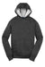 Sport-Tek YST254 Youth Shrink Resistant Fleece Hooded Sweatshirt Hoodie Heather Graphite Grey Flat Front