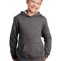 Sport-Tek Youth Shrink Resistant Fleece Hooded Sweatshirt Hoodie - Heather Graphite Grey