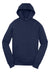 Sport-Tek YST254 Youth Shrink Resistant Fleece Hooded Sweatshirt Hoodie True Navy Blue Flat Front