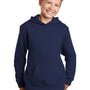 Sport-Tek Youth Shrink Resistant Fleece Hooded Sweatshirt Hoodie - True Navy Blue