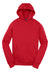 Sport-Tek YST254 Youth Shrink Resistant Fleece Hooded Sweatshirt Hoodie True Red Flat Front