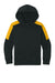 Sport-Tek YST255 Youth Sport-Wick United Fleece Hooded Sweatshirt Hoodie Black/Gold Flat Front