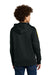 Sport-Tek YST255 Youth Sport-Wick United Fleece Hooded Sweatshirt Hoodie Black/Gold Model Back