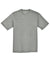 Sport-Tek YST340 Youth RacerMesh Moisture Wicking Short Sleeve Crewneck T-Shirt Heather Grey Flat Front