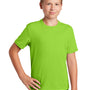 Sport-Tek Youth RacerMesh Moisture Wicking Short Sleeve Crewneck T-Shirt - Neon Green