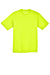 Sport-Tek YST340 Youth RacerMesh Moisture Wicking Short Sleeve Crewneck T-Shirt Neon Yellow Flat Front