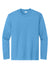 Sport-Tek YST350LS Youth Competitor Moisture Wicking Long Sleeve Crewneck T-Shirt Carolina Blue Flat Front