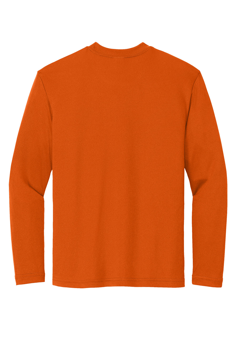 Sport-Tek YST350LS Youth Competitor Moisture Wicking Long Sleeve Crewneck T-Shirt Deep Orange Flat Back