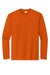 Sport-Tek YST350LS Youth Competitor Moisture Wicking Long Sleeve Crewneck T-Shirt Deep Orange Flat Front