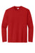 Sport-Tek YST350LS Youth Competitor Moisture Wicking Long Sleeve Crewneck T-Shirt Deep Red Flat Front