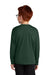 Sport-Tek YST350LS Youth Competitor Moisture Wicking Long Sleeve Crewneck T-Shirt Forest Green Model Back