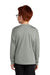 Sport-Tek YST350LS Youth Competitor Moisture Wicking Long Sleeve Crewneck T-Shirt Concrete Grey Model Back