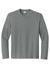 Sport-Tek YST350LS Youth Competitor Moisture Wicking Long Sleeve Crewneck T-Shirt Heather Iron Grey Flat Front