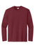 Sport-Tek YST350LS Youth Competitor Moisture Wicking Long Sleeve Crewneck T-Shirt Maroon Flat Front