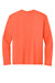 Sport-Tek YST350LS Youth Competitor Moisture Wicking Long Sleeve Crewneck T-Shirt Neon Orange Flat Back