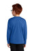 Sport-Tek YST350LS Youth Competitor Moisture Wicking Long Sleeve Crewneck T-Shirt True Royal Blue Model Back