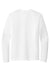 Sport-Tek YST350LS Youth Competitor Moisture Wicking Long Sleeve Crewneck T-Shirt White Flat Back