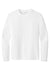 Sport-Tek YST350LS Youth Competitor Moisture Wicking Long Sleeve Crewneck T-Shirt White Flat Front