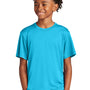 Sport-Tek Youth Competitor Moisture Wicking Short Sleeve Crewneck T-Shirt - Atomic Blue