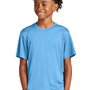 Sport-Tek Youth Competitor Moisture Wicking Short Sleeve Crewneck T-Shirt - Carolina Blue